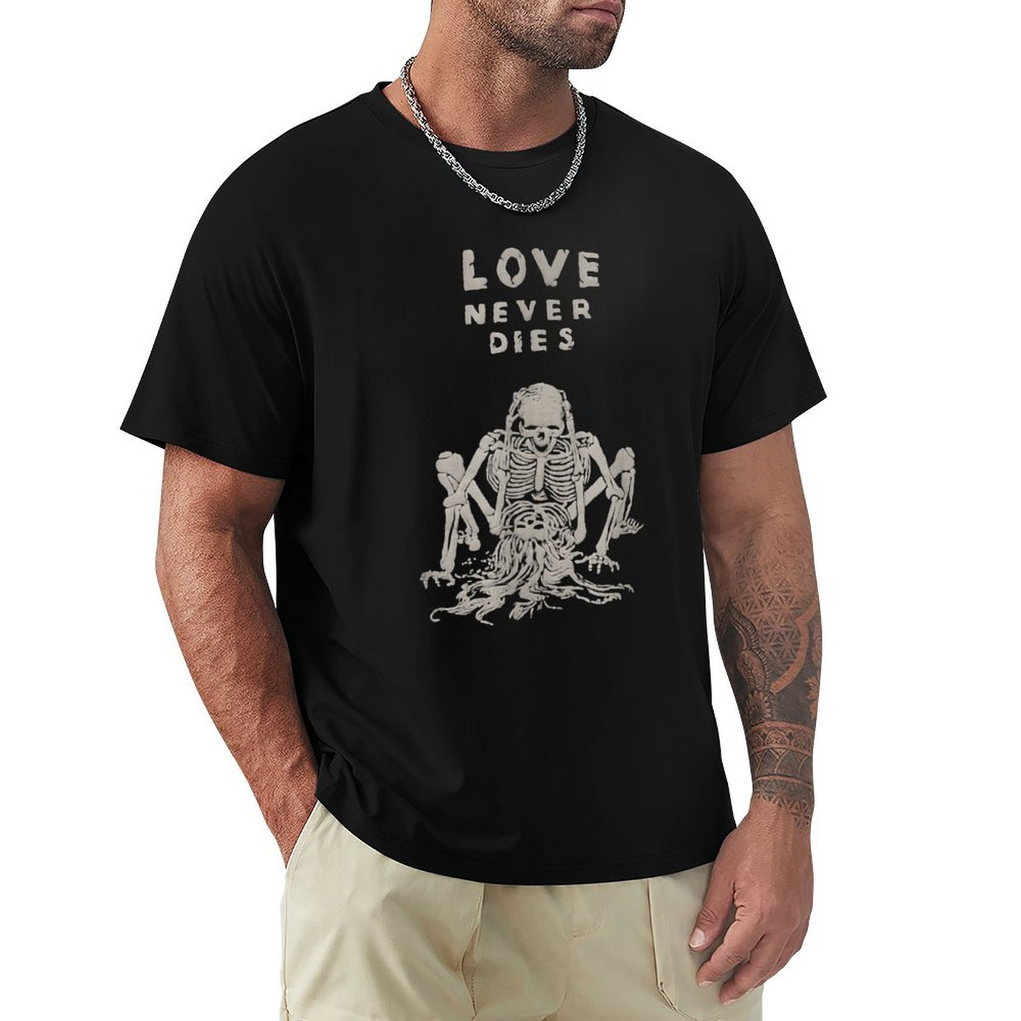 LOVE NEVER DIE Men's T-shirt