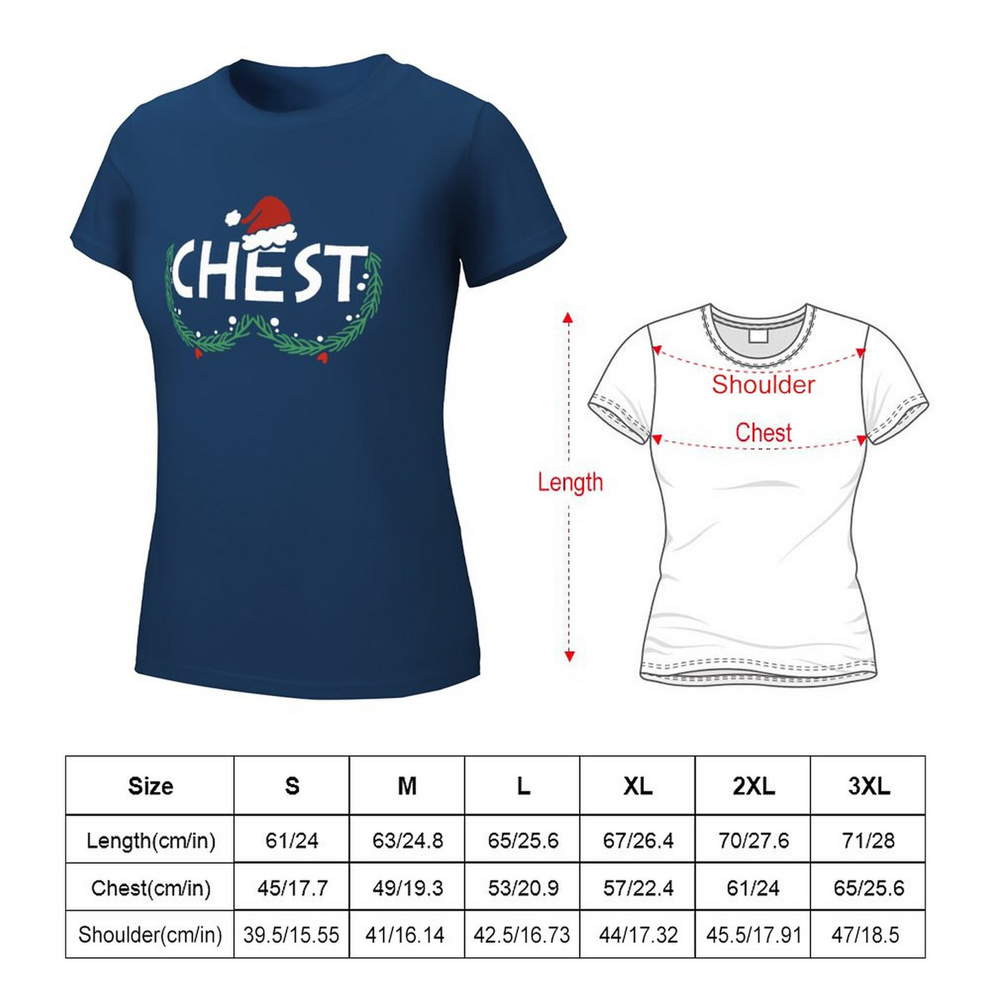 Chritsmas Chest Women's T-shirt