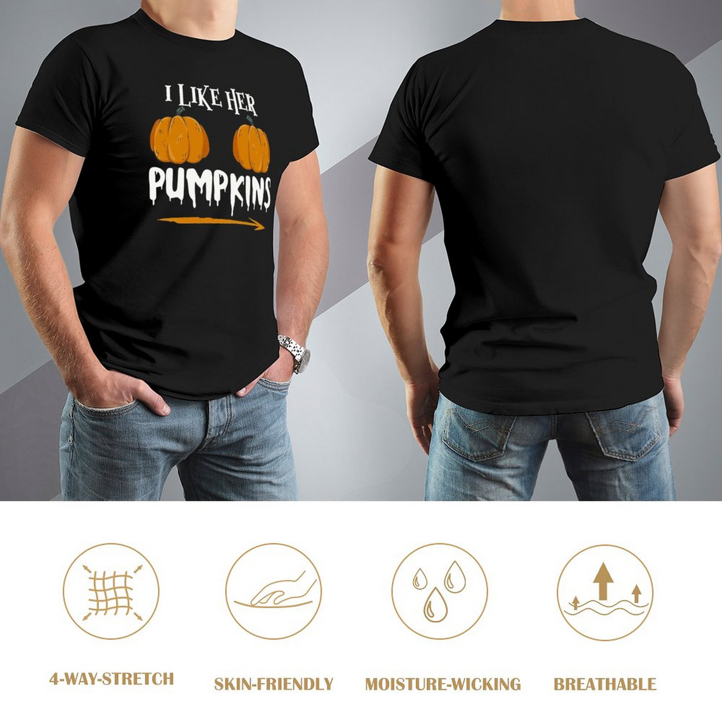 Ilkeher Pumpkins Men's T-shirt