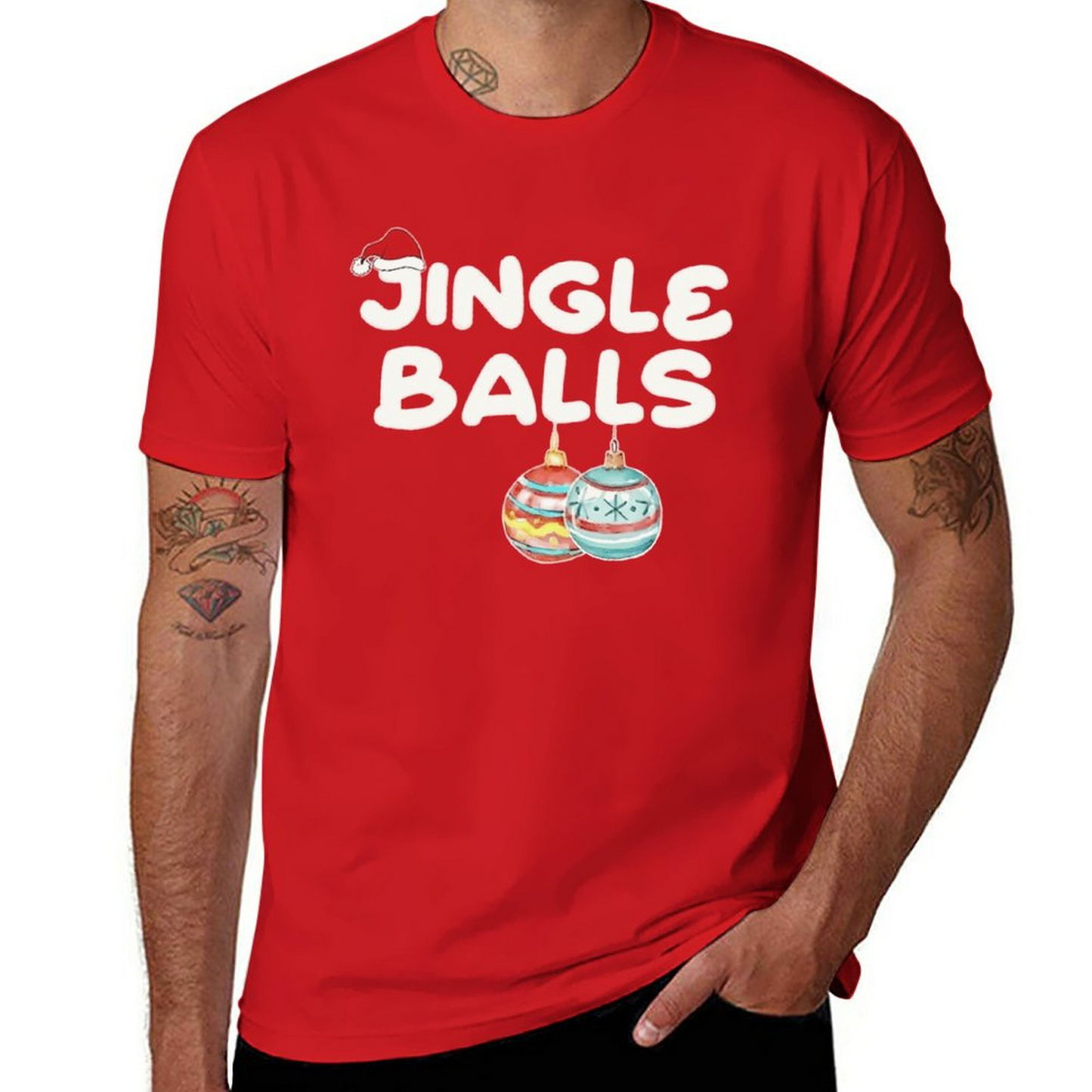 Jingle Balls Short Sleeve T-shirt for Men