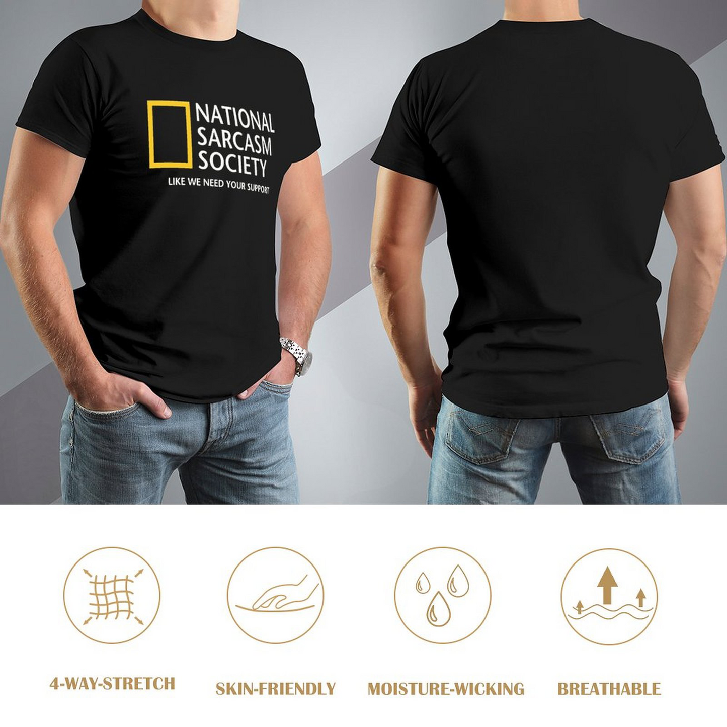 Men's T-shirt Support