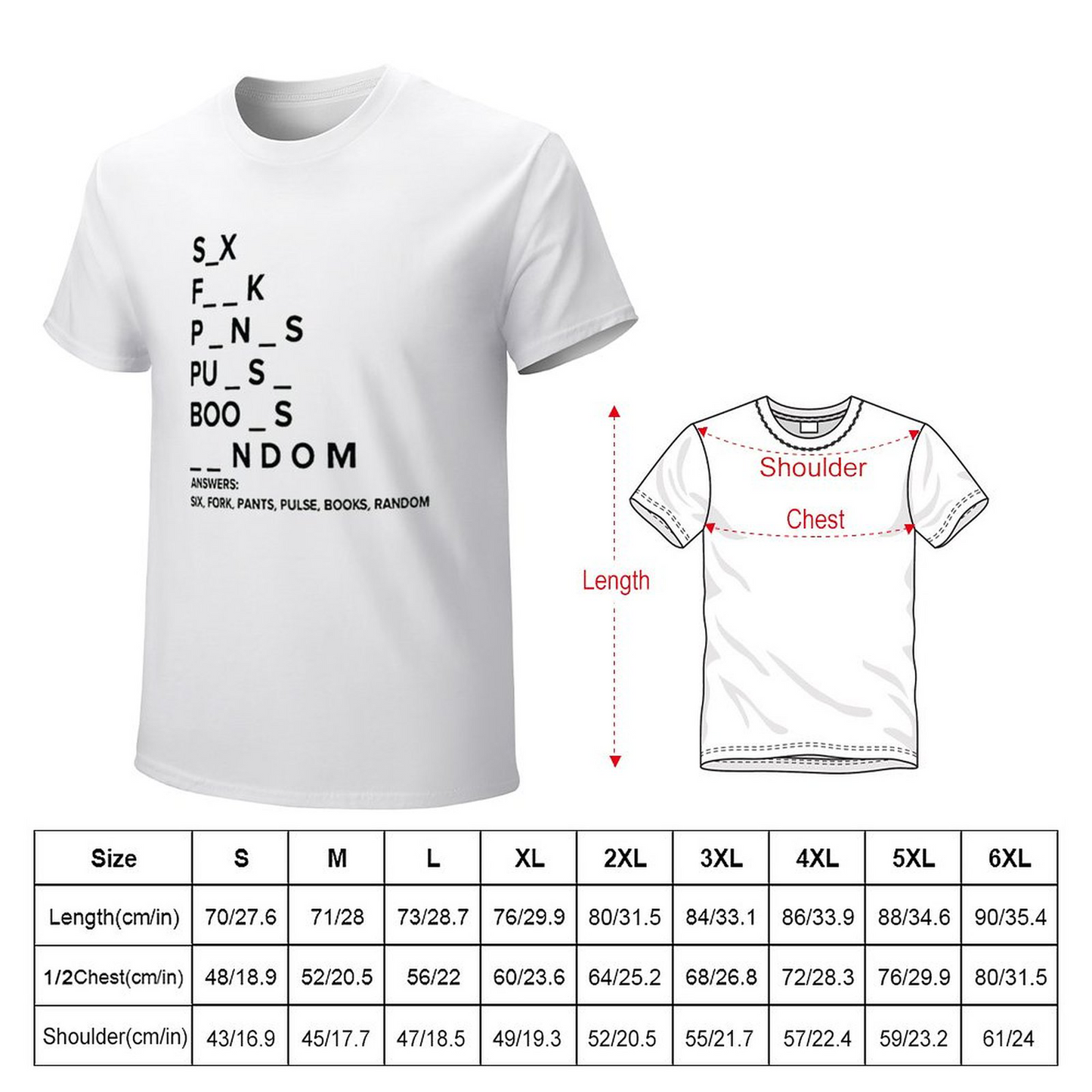 Men's T-shirt Lettert