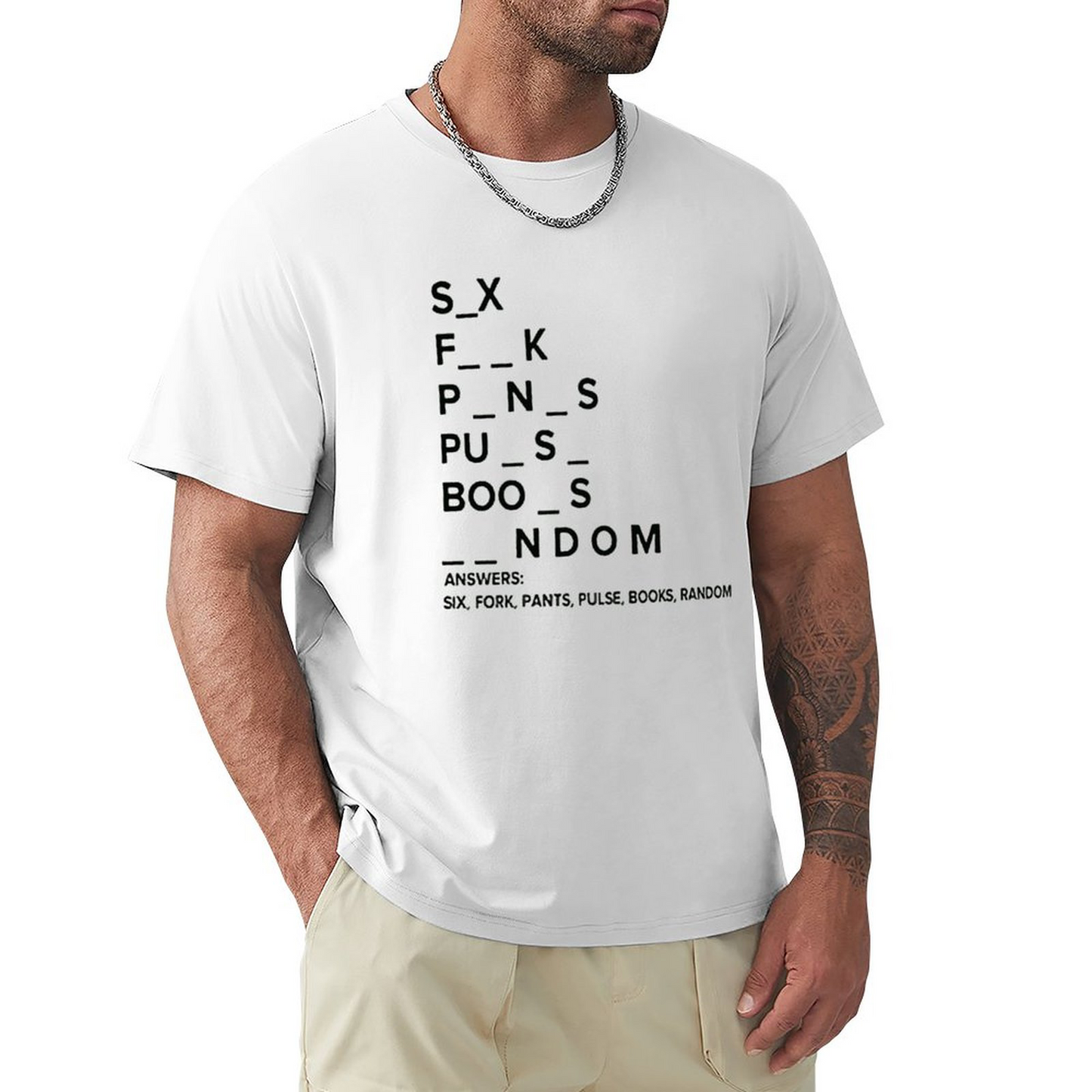 Men's T-shirt Lettert