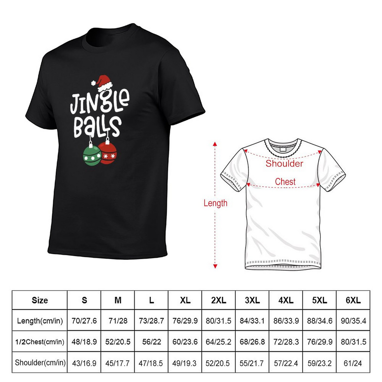 Jingle Balls T-shirt for Men