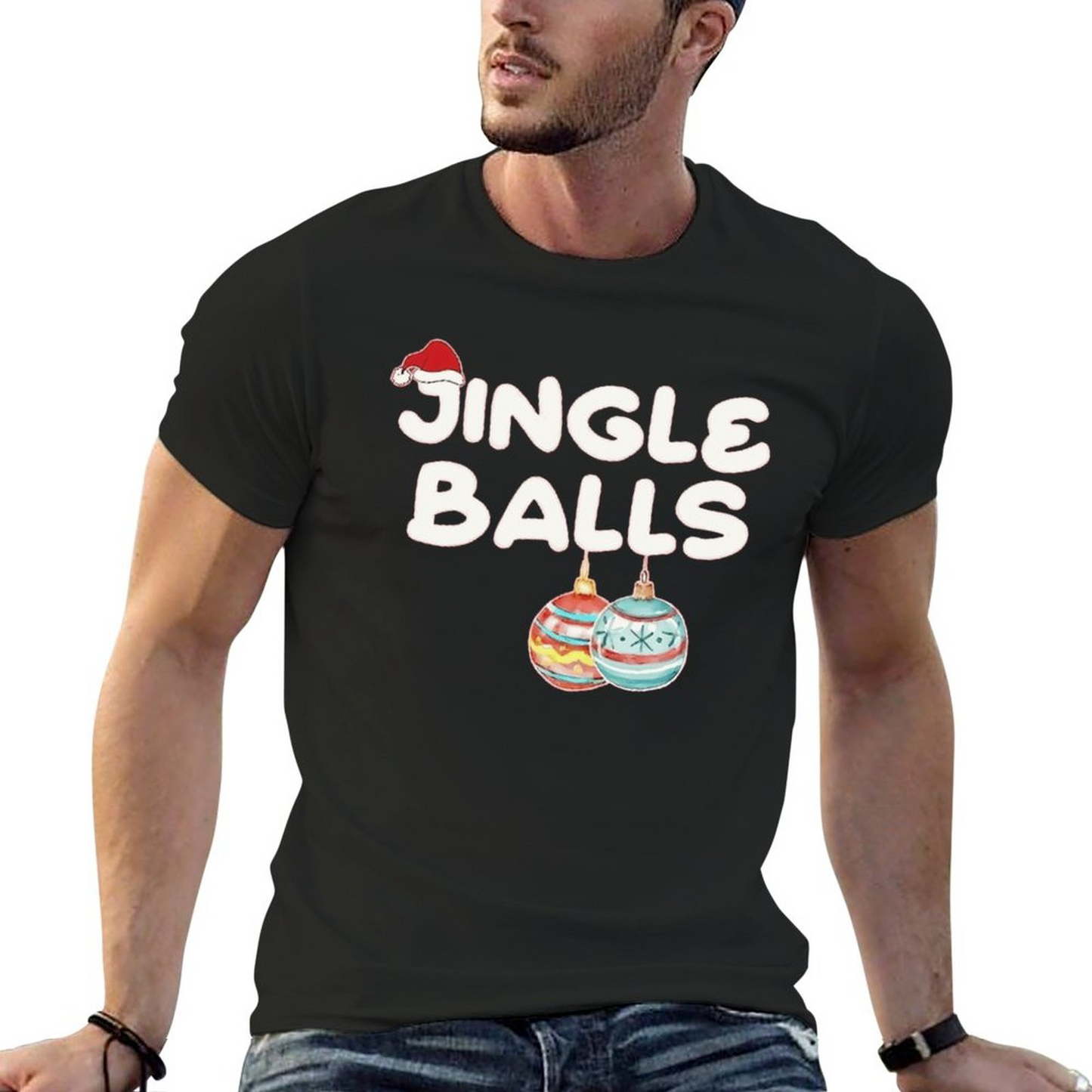 Jingle Balls Short Sleeve T-shirt for Men