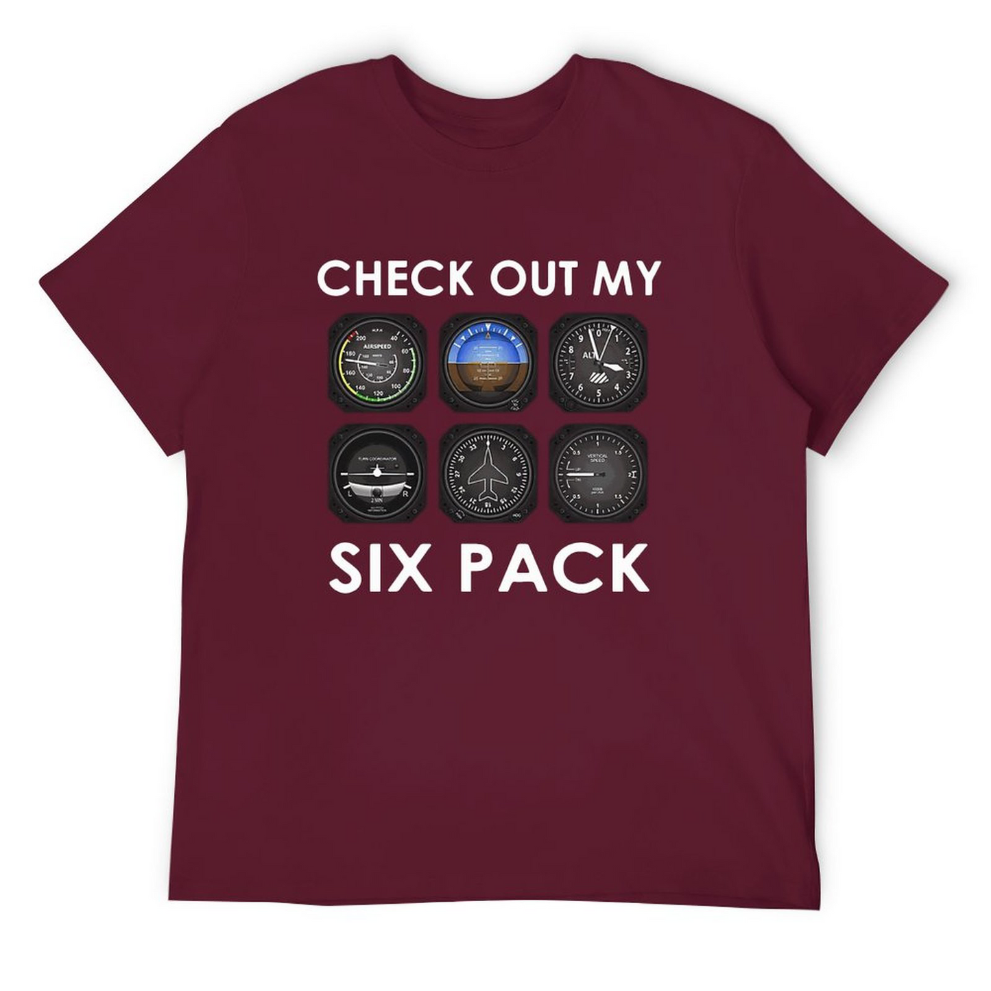 CHECK OUT 6 PACK T-shirt