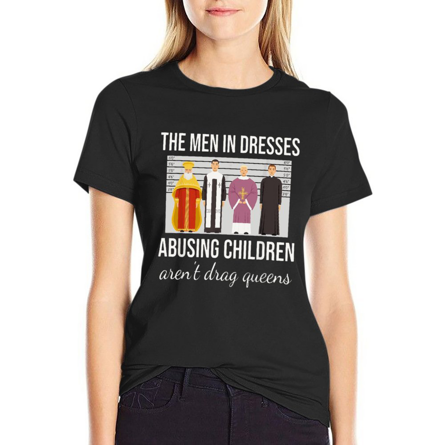 Men in Dresses Women's T-shirt