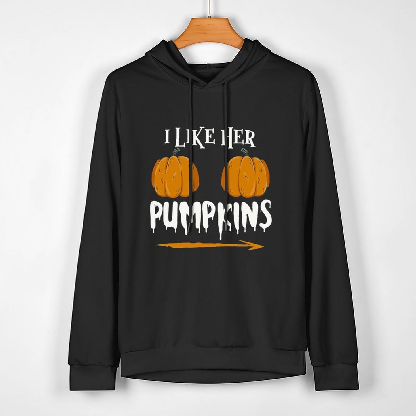 Men Hoodie Ilkeher Pumpkins