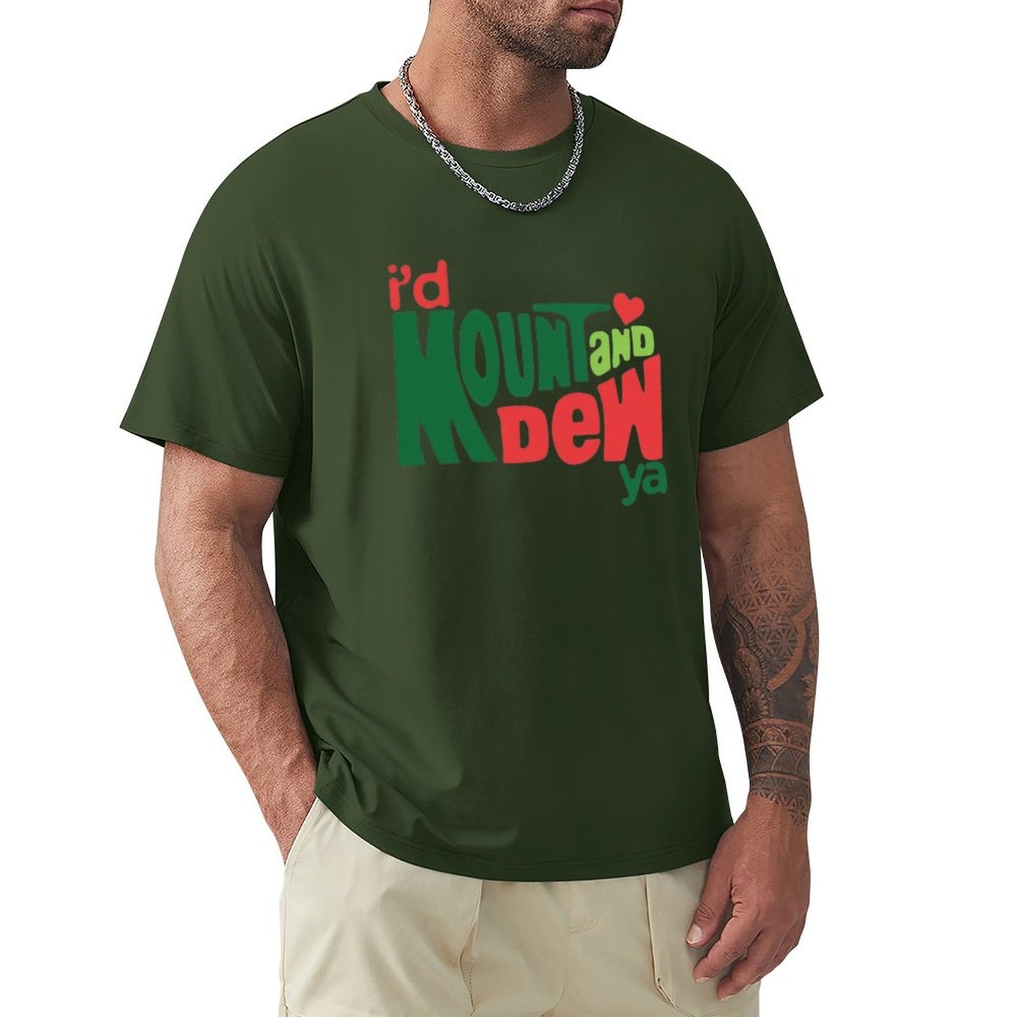 Men's T-shirt I'd Kount And Dew Ya