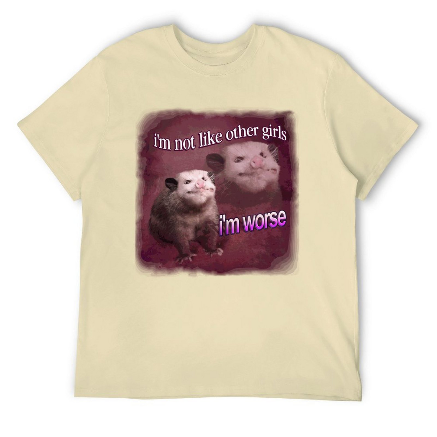 I'm worse unisex T-shirt