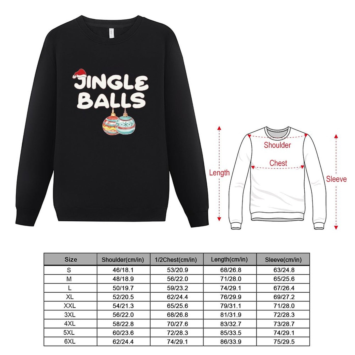 Men's Pullover Jingle Balls