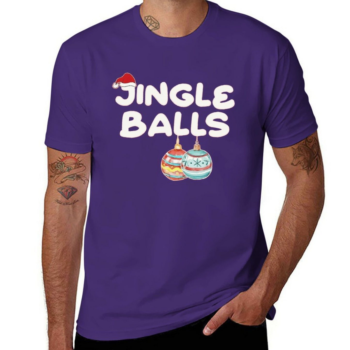 Jingle Balls Short Sleeve T-shirt for Men