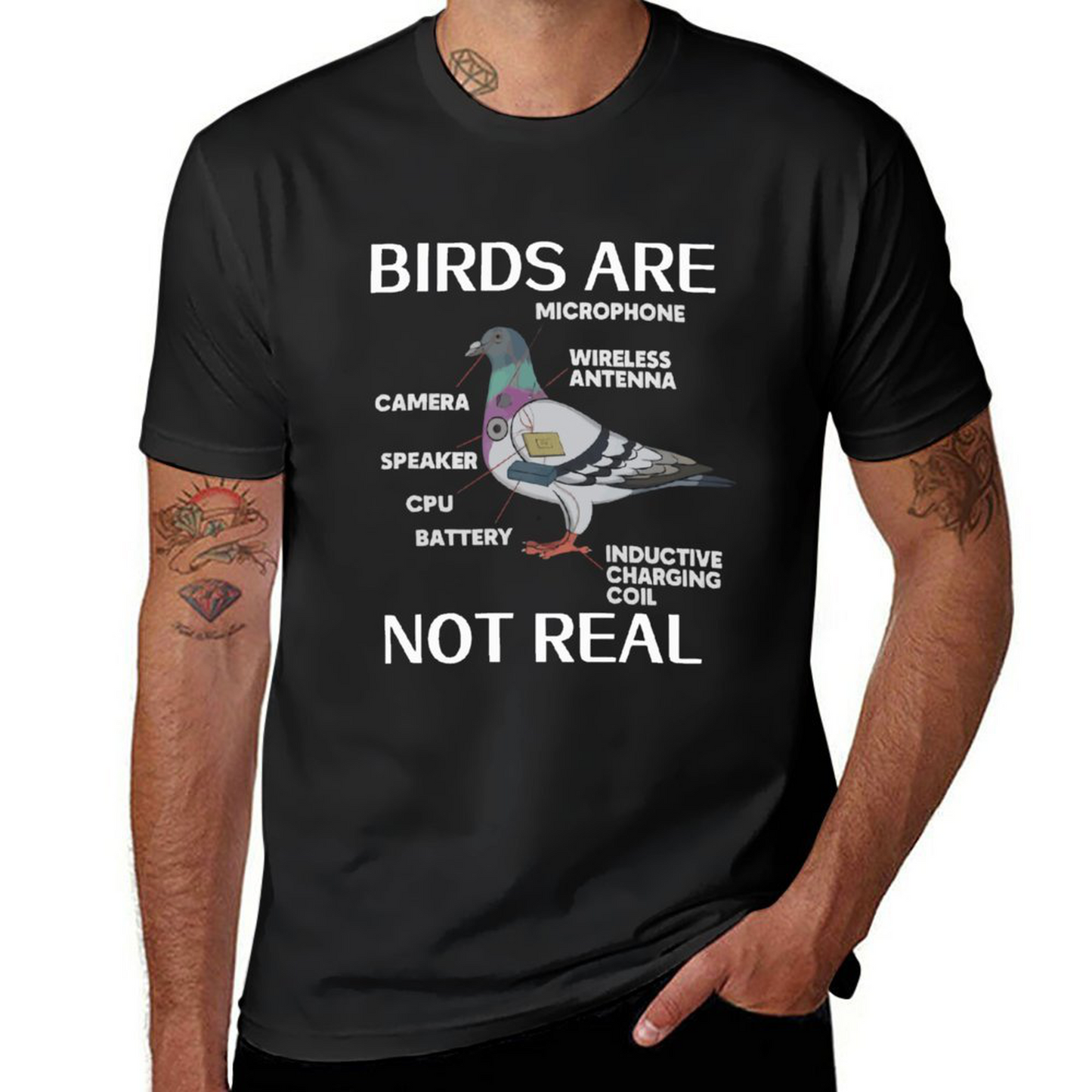 Birds Are Not RealT-shirt