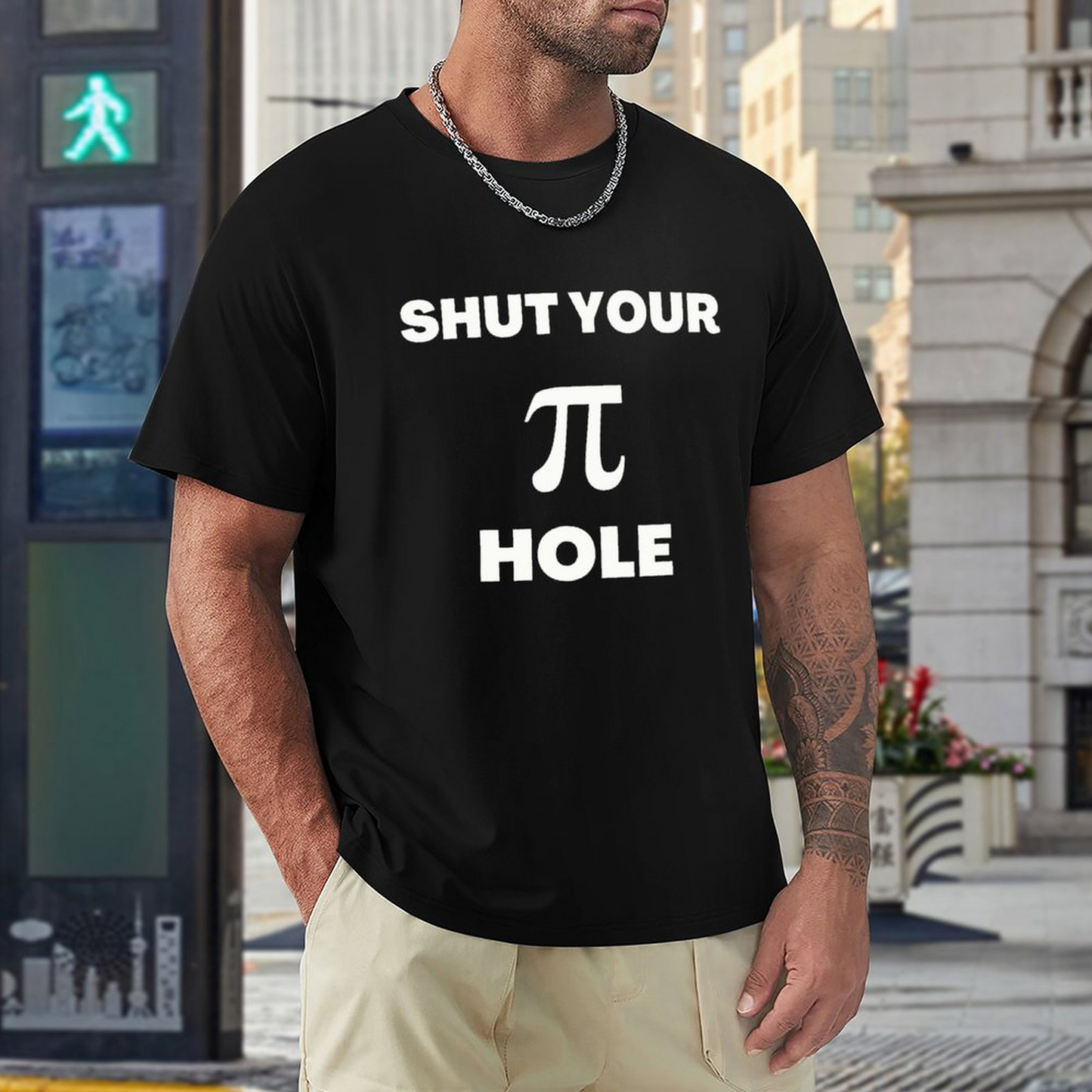 Men's T-shirt SHUT YOU PI HOLE