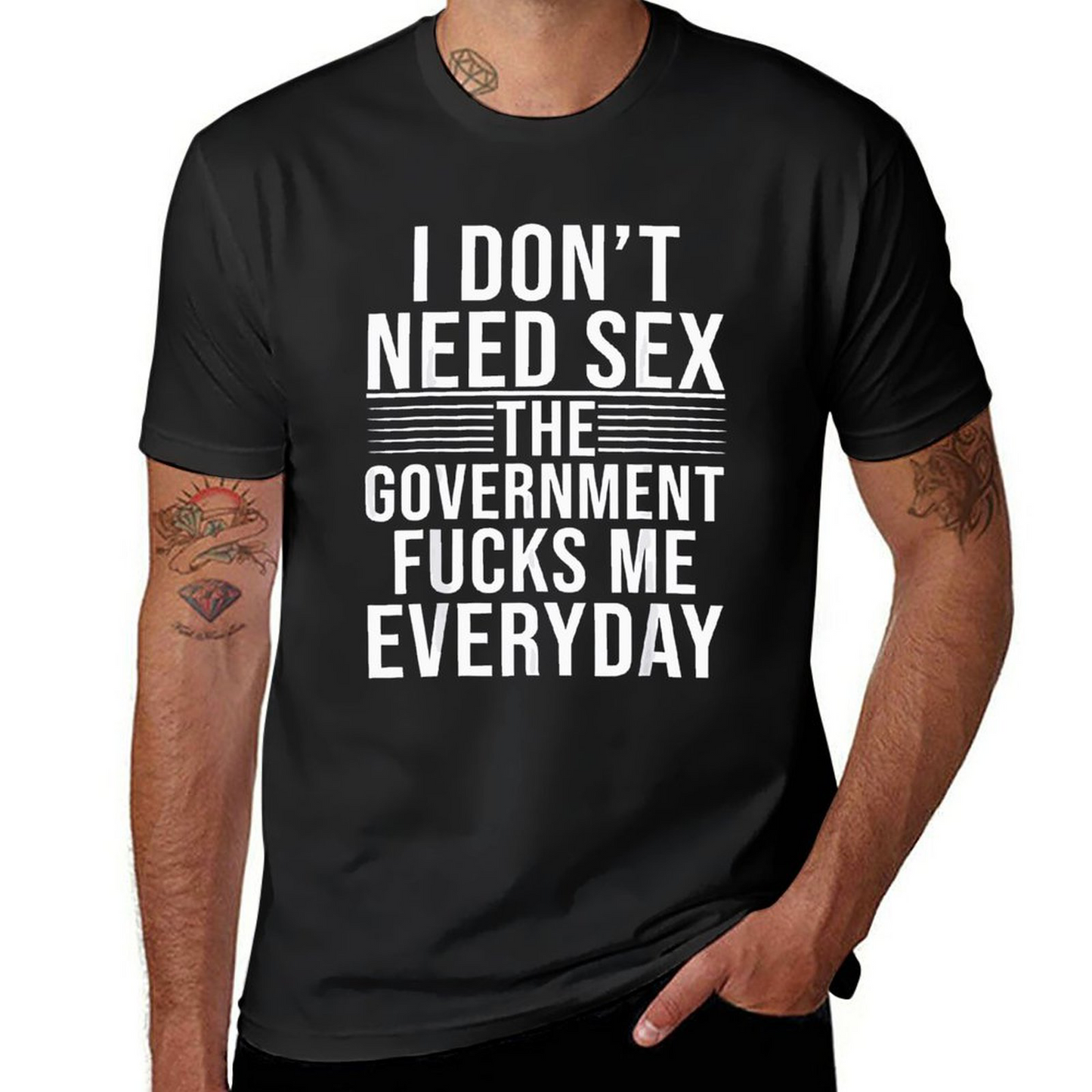 The Government Fcks Me Every Day T-shirt