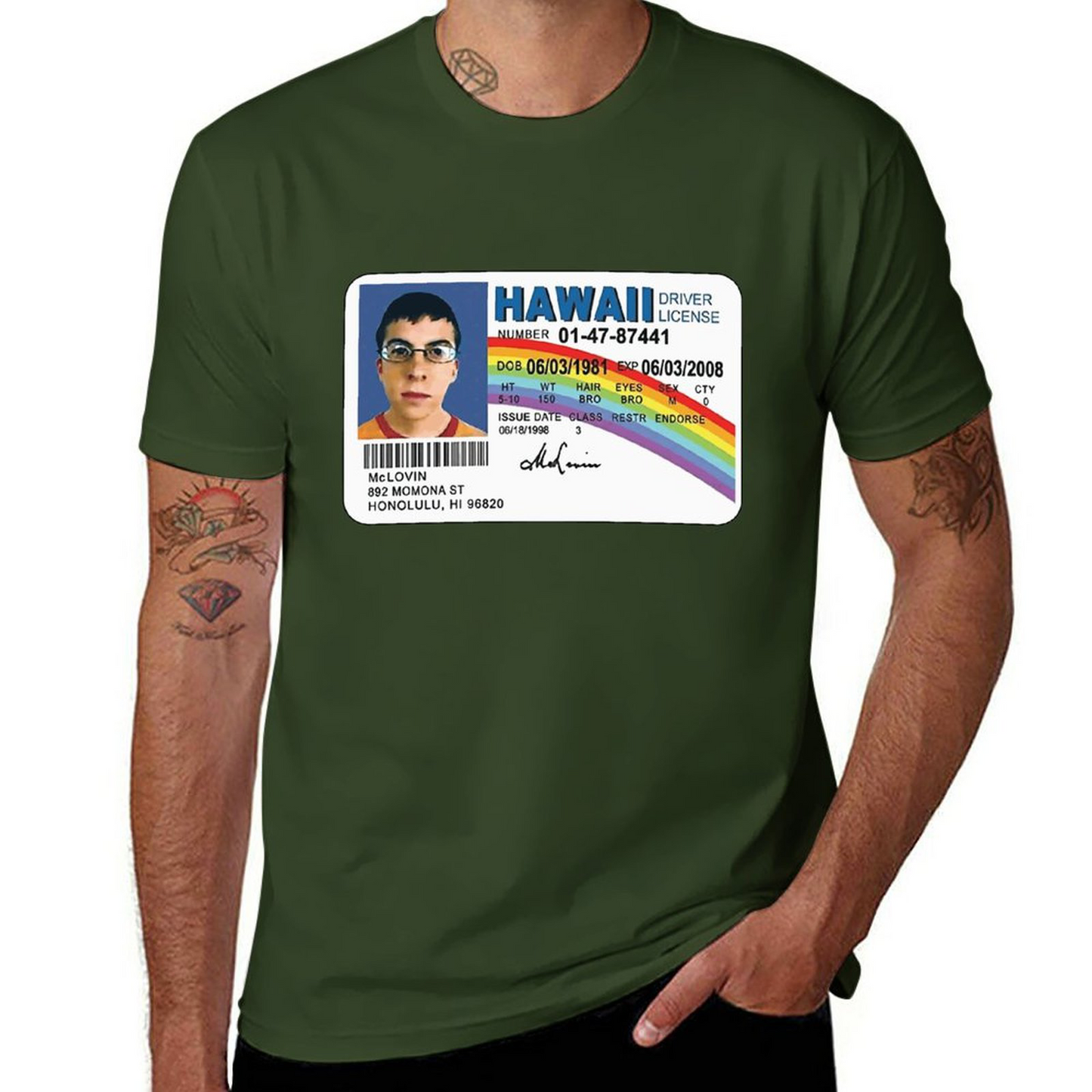 $9.9 McLovin T-shirt