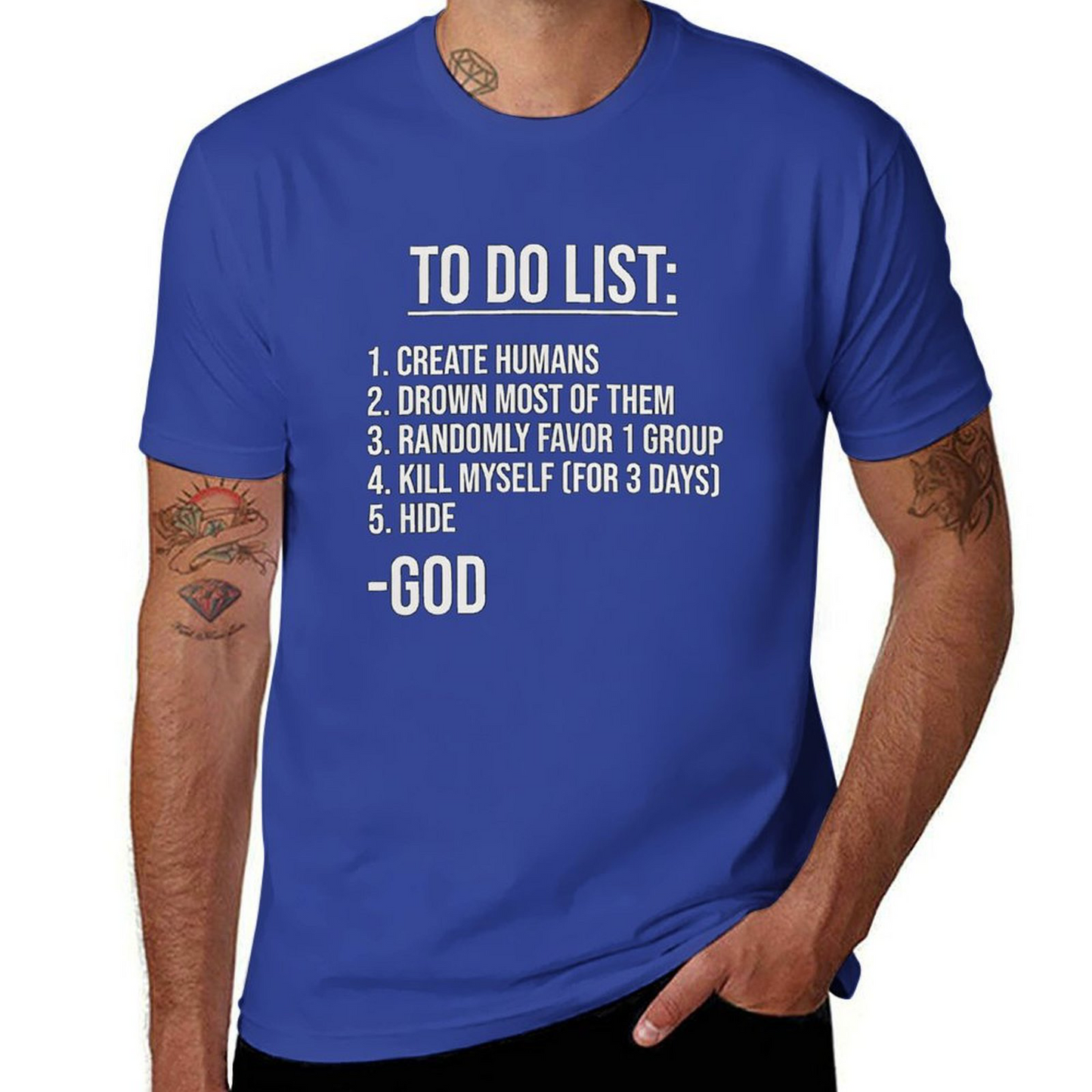 to Do List-god T-shirt