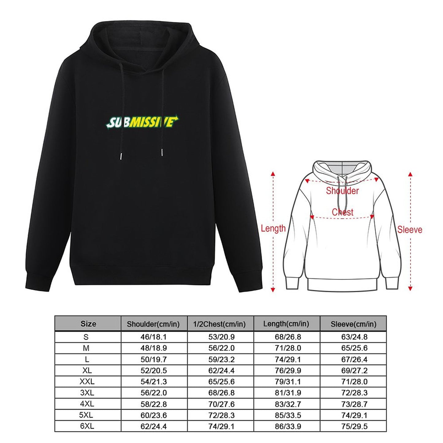 SUBMASSIVE Men Hoodie