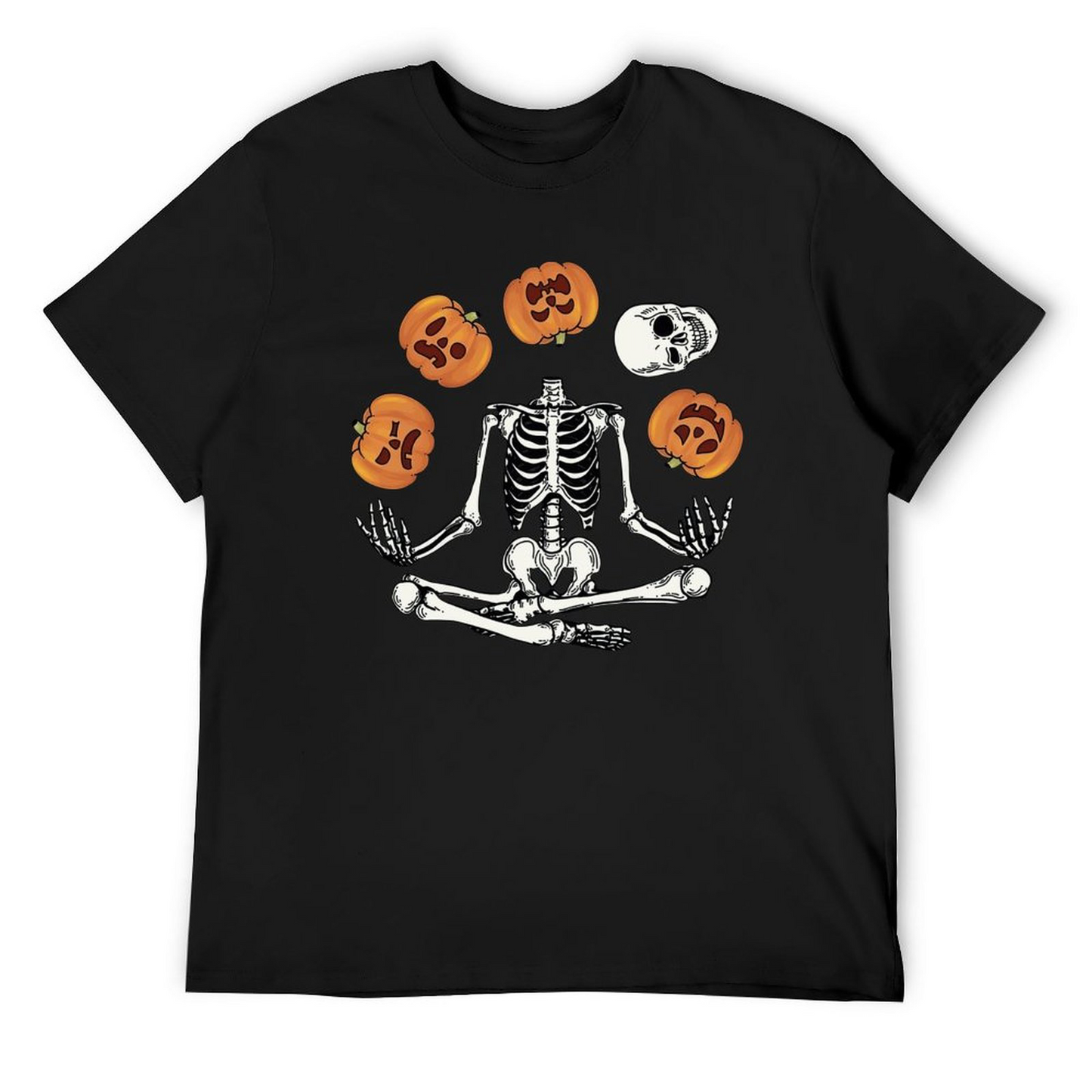 Men's T-shirt Pumpkin Bones