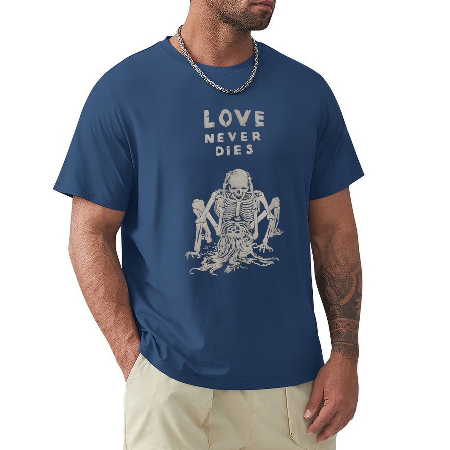 LOVE NEVER DIE Men's T-shirt