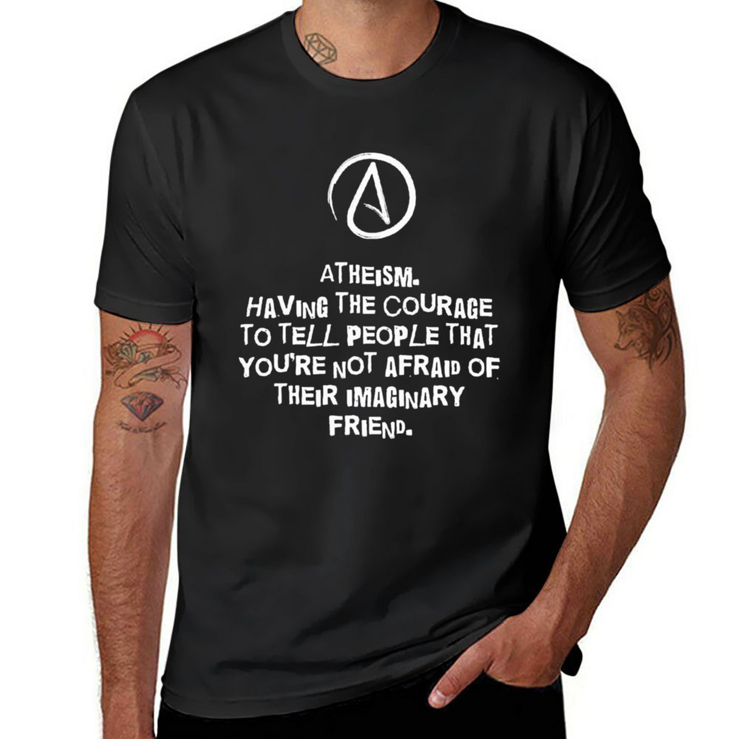 Atheism Not afraid Tshirt